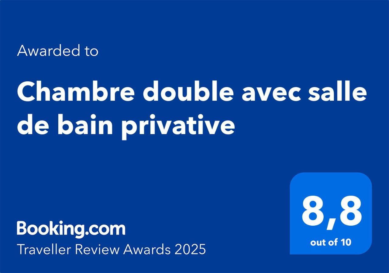 Chambre Double Avec Salle De Bain Privative 오세르 외부 사진